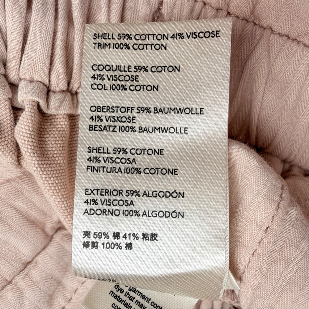 NWOT Free People Women’s  Blush Pink  Margate Paperbag Pleated Trouser Large - Picture 5 of 8